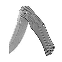 Kershaw Husker Folding Pocket Knife, 3-Inch Blade with SpeedSafe Assisted Opening, Frame Lock (1380)
