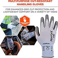 Ergodyne ProFlex 7025 Cut Resistant Work Gloves, PU Coated