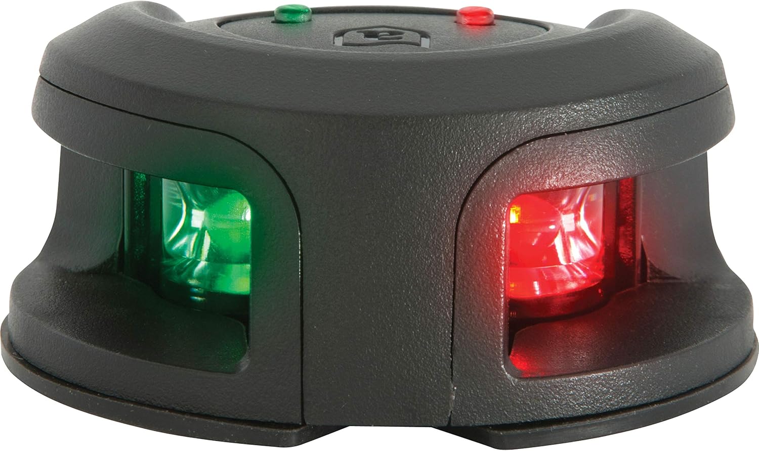 Attwood LightArmor Bow Mount Navigation Light - Composite Black - Bi-Color - 2NM