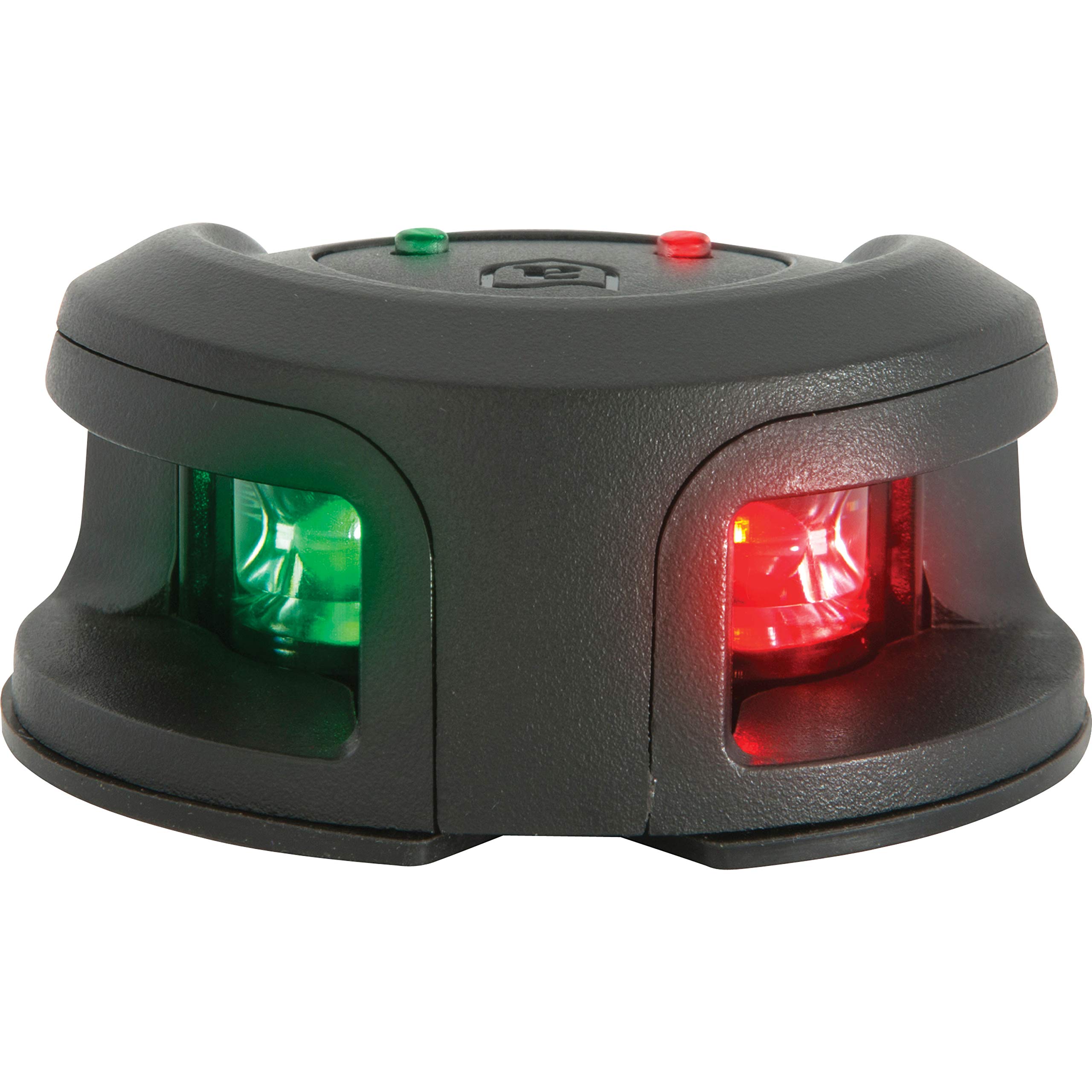 Attwood LightArmor Bow Mount Navigation Light - Composite Black - Bi-Color - 2NM