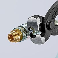 KNIPEX - 10 99 i220 Tools - Ear Clamp Pliers, Front and Side Jaws (1099i220), Red