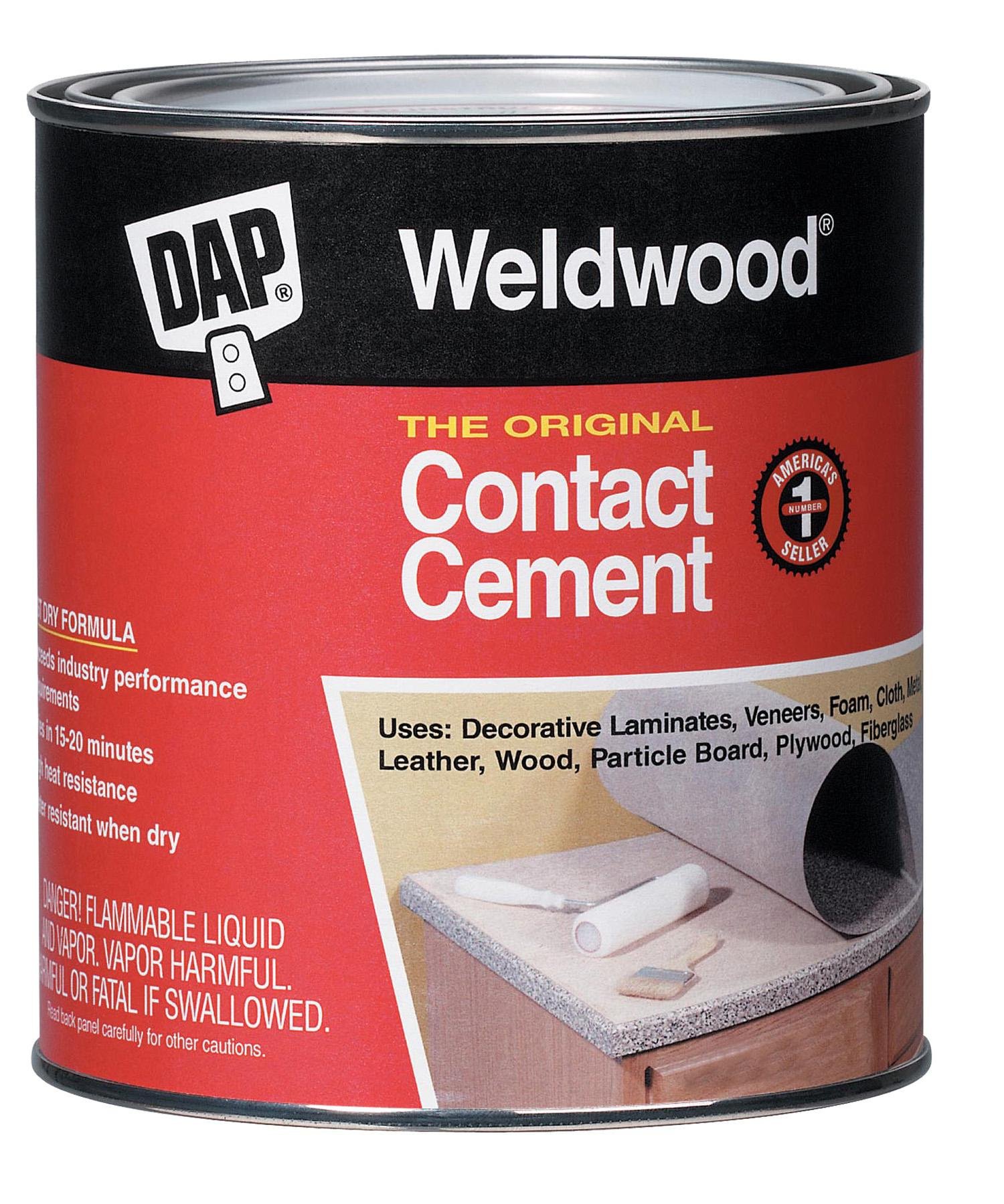 Contact Adhesive Glue: 1 gal Can, Tan