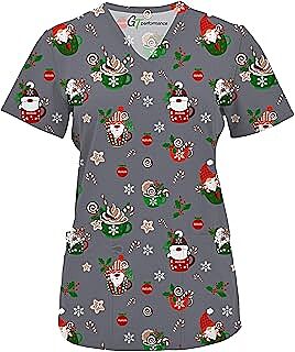 Scrub Tops Mujeres Halloween Estampado 2025 Scrub Tops Mujeres Halloween Estampado 2025