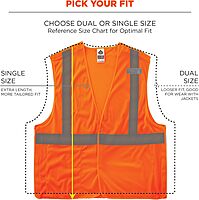 Ergodyne GloWear 8215BA Econo Breakaway Mesh High-Visibility Safety Vest