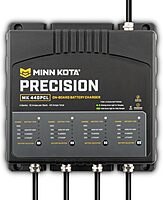Minn Kota Precision MK-440PCL On-Board Battery Charger with 4 Charging Banks, 10 Amps per Bank
