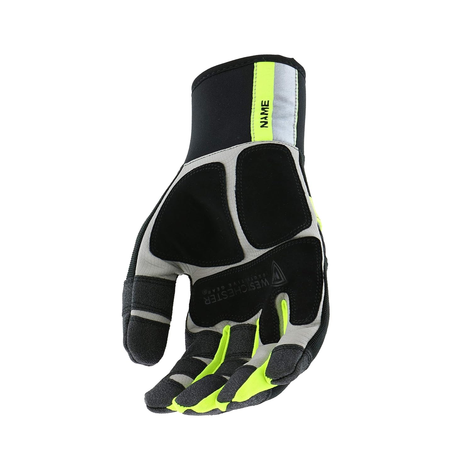 West Chester Pro Series 96652 Yeti Waterproof Winter Work Gloves - [1 Pair] Large, Synthetic Leather Palm, Spandex Backing