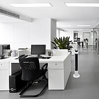 Genesis Powerful 43 Inch Oscillating Tower Fan with Max Air Quiet Technology and Remote, White (G5TOWERFAN)