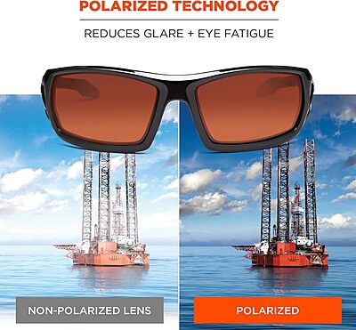 ERGODYNE Skullerz Odin Polarized Safety Sunglasses