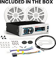 BOSS Audio Systems Marine Stereo & 6.5 Inch Speaker Kit