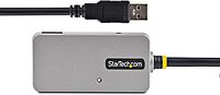 StarTech.com USB Extender Hub, 10m USB 3.0 Extension Cable w/ 4-Port USB-A Hub, Active/Bus Powered USB Repeater Cable