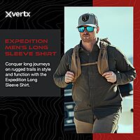 VERTX Expedition Men's Long Sleeve Tactical Shirt, CCW Compatible