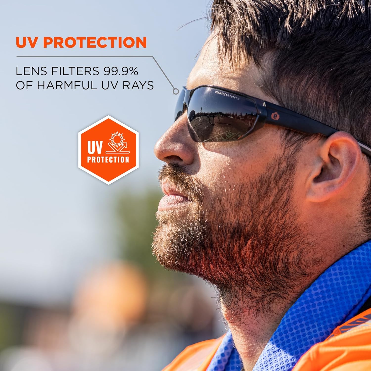 Ergodyne Skullerz VALI Frameless Safety Glasses