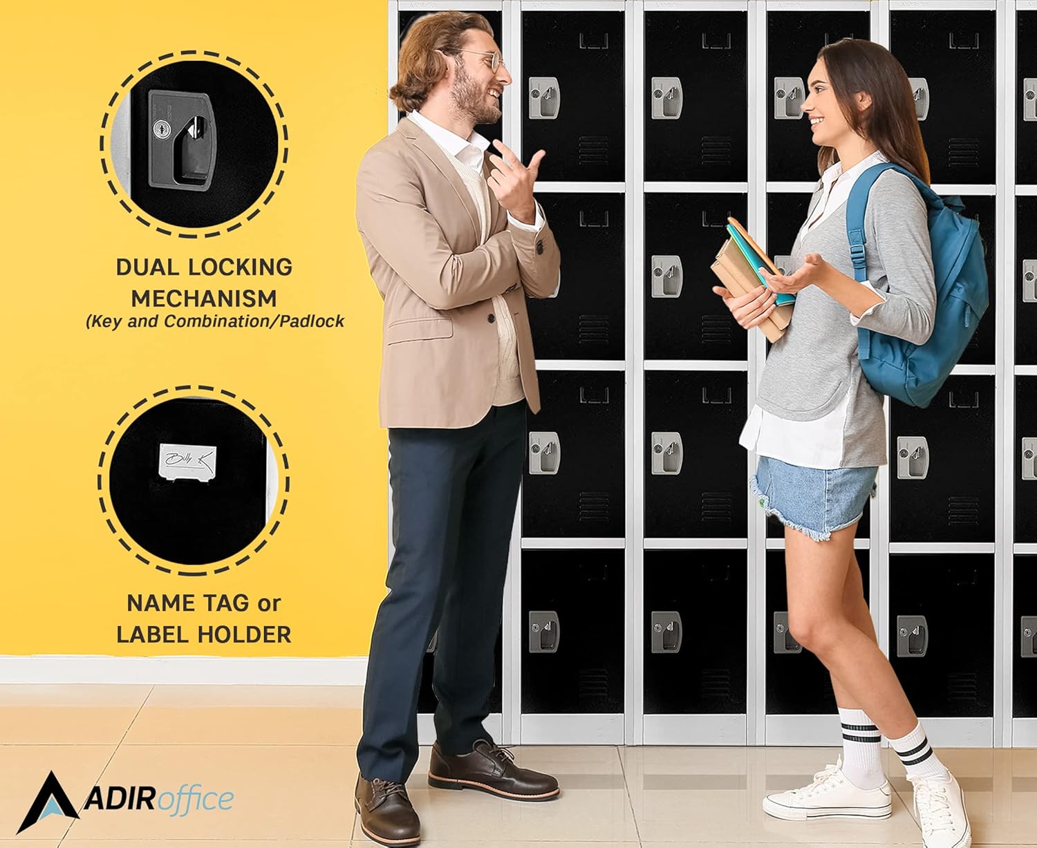 AdirOffice 6-Door Steel Locker
