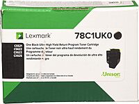 Lexmark 78C1UK0 Black Ultra High Yield Return Program Toner Cartridge
