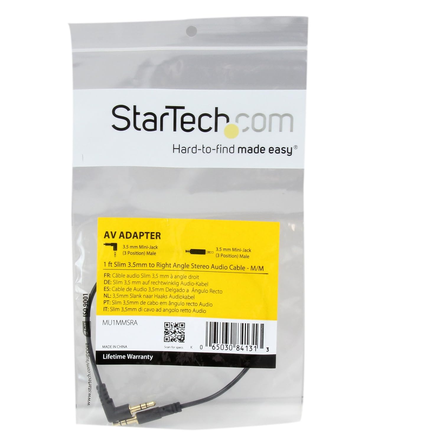 STARTECH.COM Slim 3.5mm Stereo Audio Cable