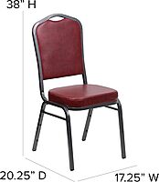 Flash Furniture HERCULES Series Crown Back Stacking Banquet Chair