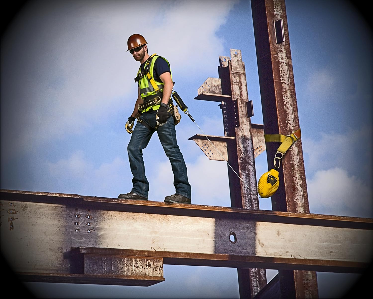 MSA Skullgard Full-Brim Hard Hat with Suspension - Non-Slotted Cap, Made of Phenolic Resin - STAZ-ON