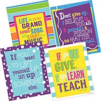 BARKER CREEK Art Print Set - Inspirational Classroom & Home Décor