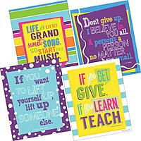 BARKER CREEK Art Print Set - Inspirational Classroom & Home Décor
