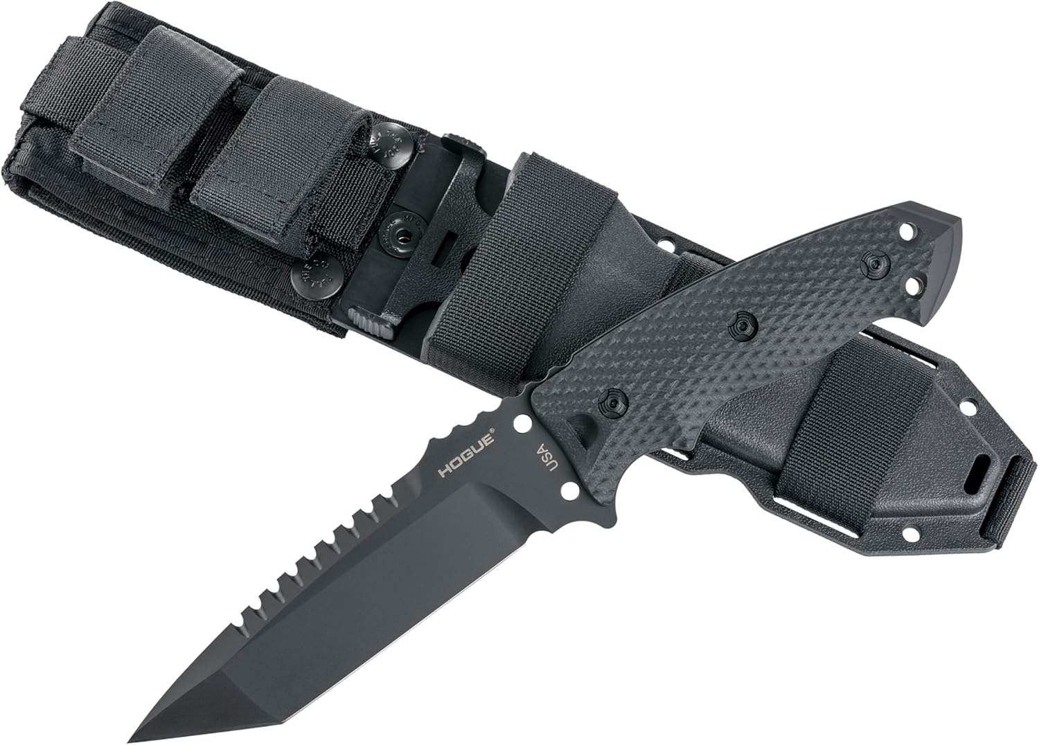 HOGUE EX-F01 Fixed Blade Knife, Tanto Blade