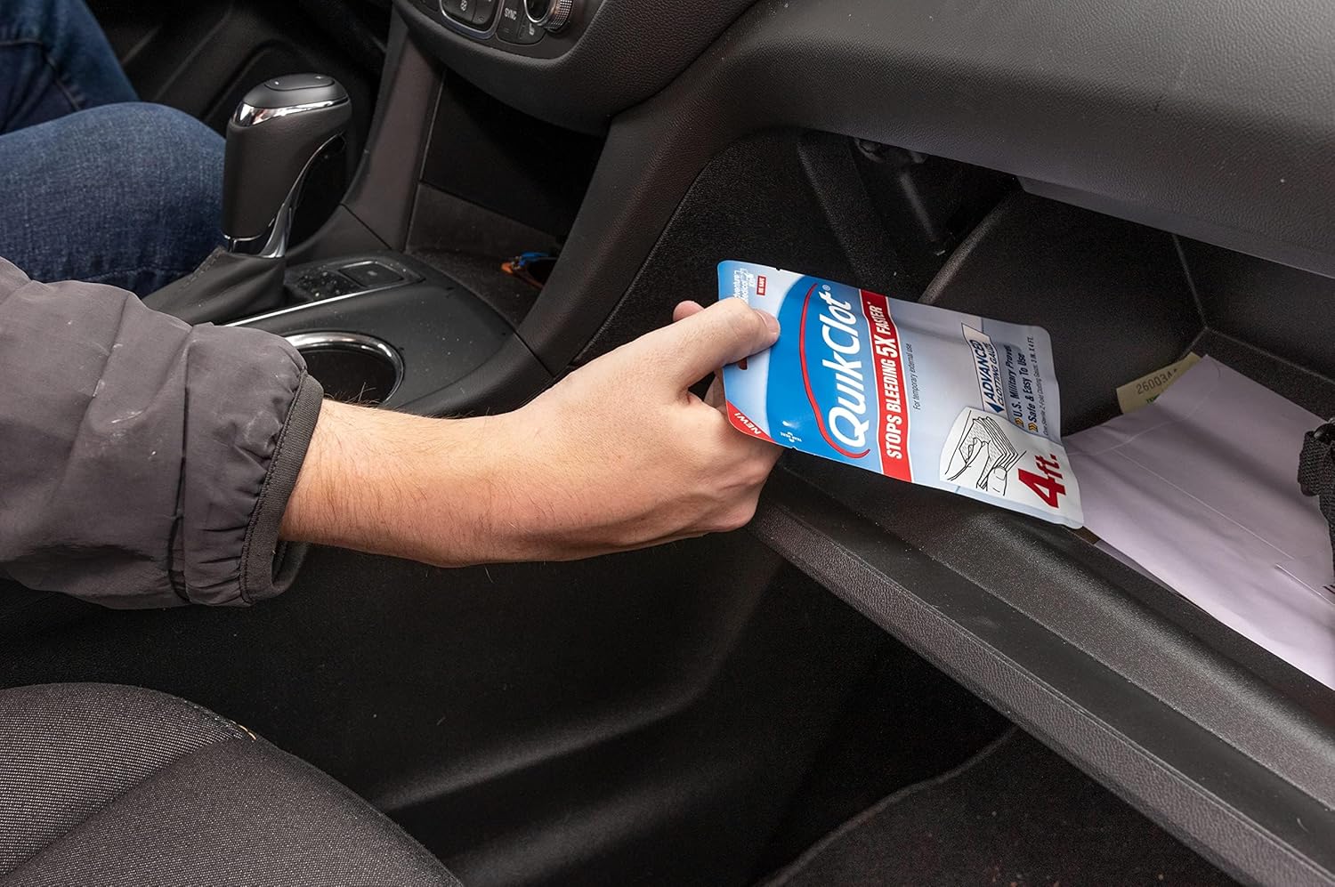 Adventure Medical Kits QuikClot Gauze - Flexible Hemostatic Medical Gauze for Emergency Survival or Disaster Preparedness