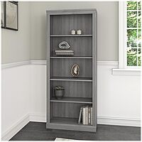 BUSH FURNITURE Saratoga Tall 5 Shelf Bookcase