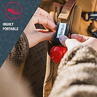 SABRE Frontiersman Bear Bell with Magnetic Silencer and Hook-and-Loop Strap