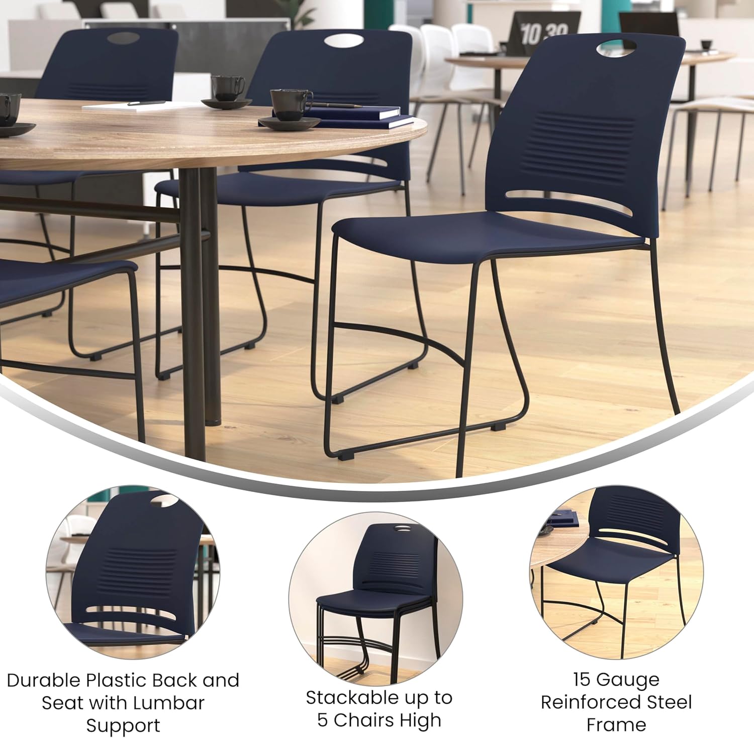 Flash Furniture HERCULES Series Commercial Stack Chair