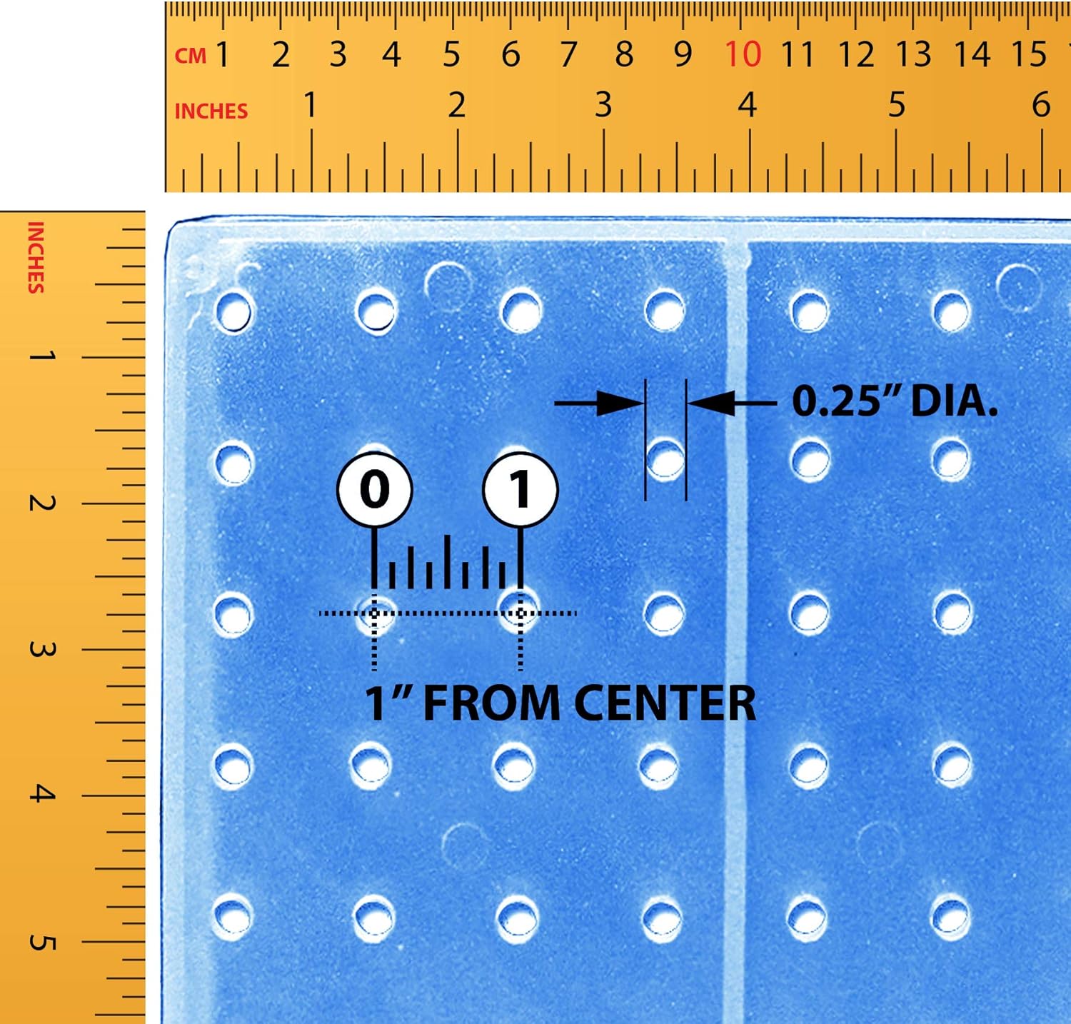 Azar Displays DIY Multi-Purpose 10-Piece Pegboard Wall Organizer Kit