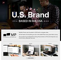 Mobile Pixels Portable Monitor - Laptop Screen Extender USB-C/HDMI