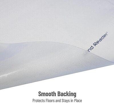 MIND READER Office Chair Mat, PVC Under Desk Floor Protector
