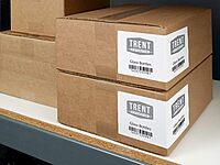 AVERY Matte White Rectangle Labels, Sure Feed Technology, 3-1/4" x 8-3/8"