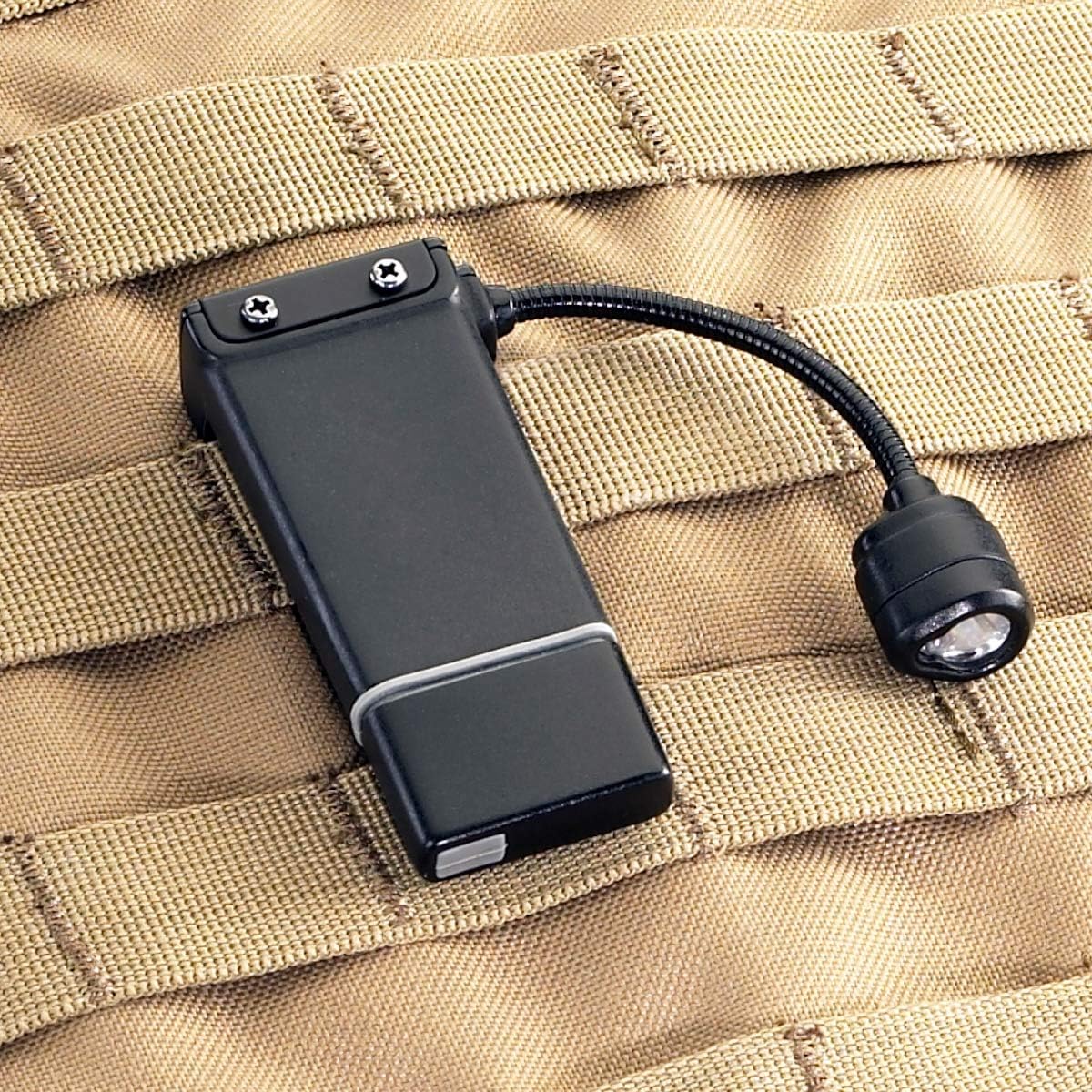Streamlight 61125 ClipMate 70-Lumen USB Rechargeable Clip-On Light, with White and Red LEDs, Black Without AC Adapter
