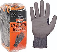 Ergodyne ProFlex 7071 Cut Resistant Work Gloves, ANSI A7, PU Coated Palms for Flexible No Slip Grip