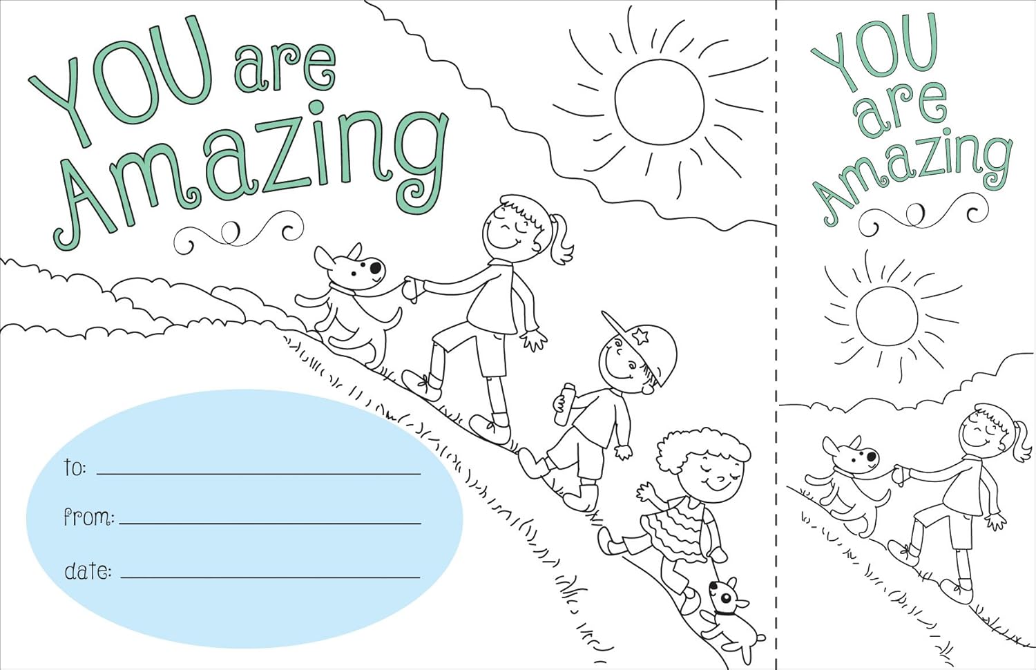 BARKER CREEK Recognition Awards and Bookmarks, Color Me You are Amazing