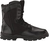 ROCKY Men's Alpha Force Zipper Waterproof Public Service Boots - Black