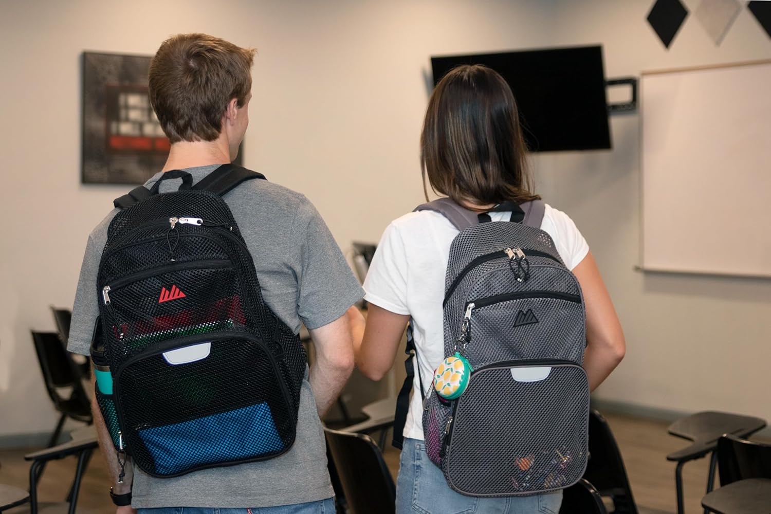 SUMMIT RIDGE Reflective Mesh Backpack with Wire Frame (18 x 13 x 5.5 in)