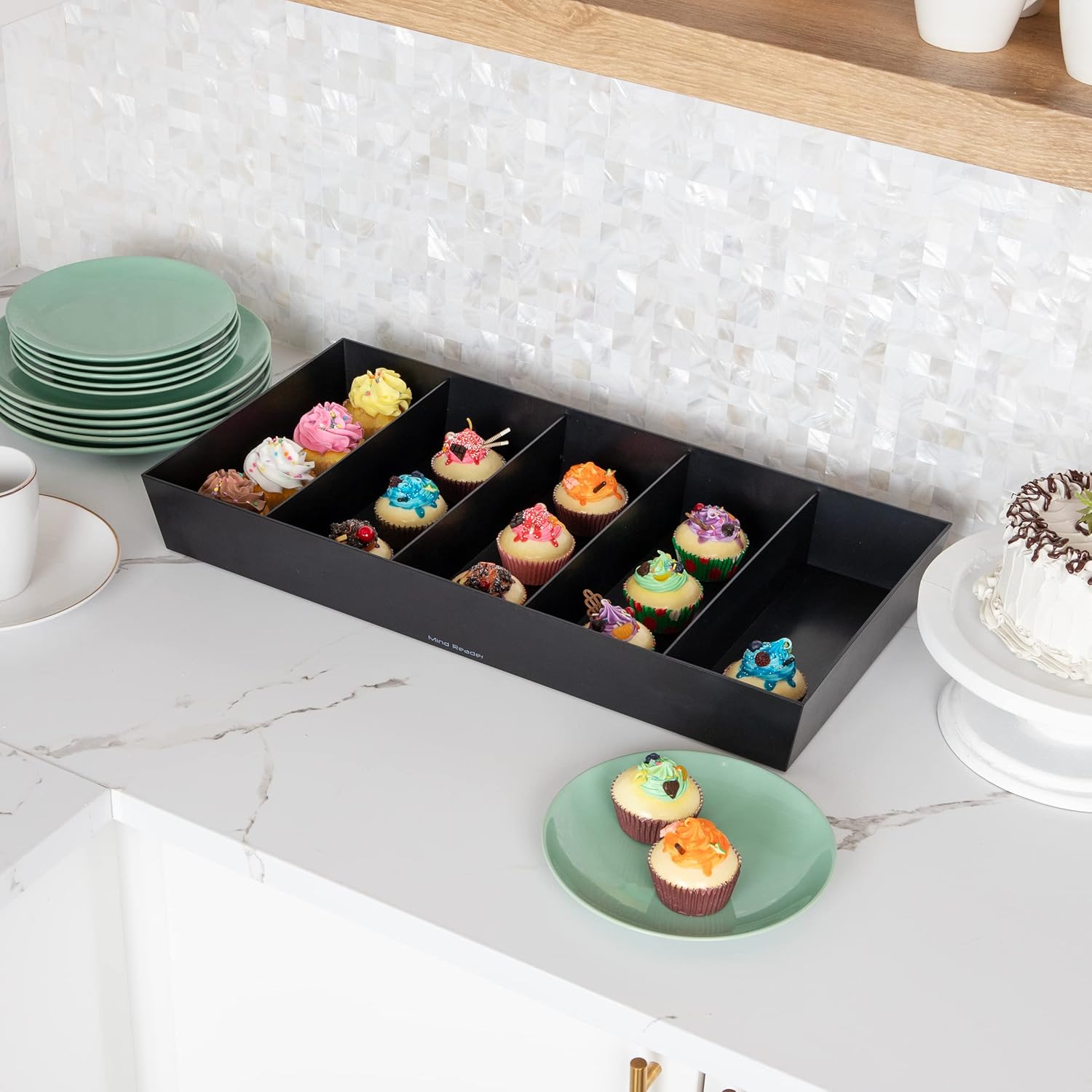 MIND READER Snack Tray Countertop Organizer