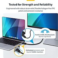 StarTech.com 50cm (1.6ft) Certified Ultra High Speed HDMI Cable, 8K 60Hz/4K 120Hz, HDMI 2.1 Cord with HDR10+ / eARC, 48Gbps