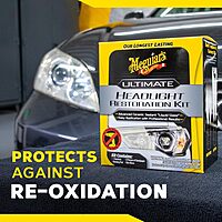 Meguiar's Ultimate Headlight Restoration Kit - The Perfect Headlight Repair Kit to Remove Yellowing and Cloudiness from