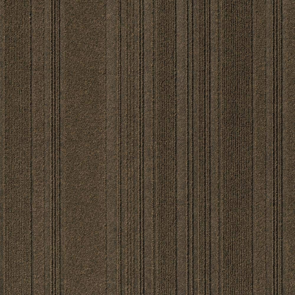 Foss Peel and Stick First Impressions Barcode Black Ice 24 in. x 24 in. Commercial Carpet Tile (15 Tiles/Case)