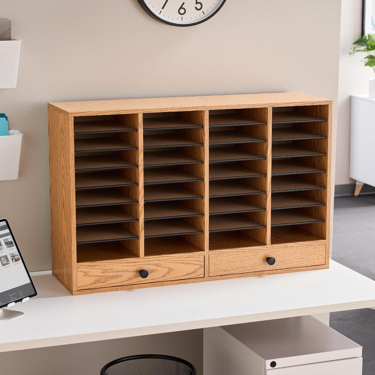 SAFCO Wood Adjustable Literature Organizer