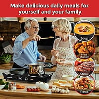 Techwood - Estufa eléctrica de cerámica infrarroja doble de 1800 W Techwood - Estufa eléctrica de cerámica infrarroja doble de 1800 W