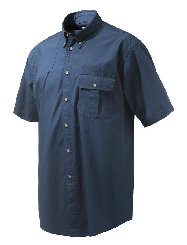 BERETTA Men's Lightweight Cotton TM Short Sleeve Shooting Shirt