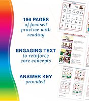Spectrum Reading Comprehension Kindergarten Workbook, Ages 5 to 6, Kindergarten Reading Comprehension, Letters and Sounds