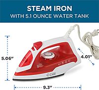 COMMERCIAL CARE 1200W Portable Steam Iron