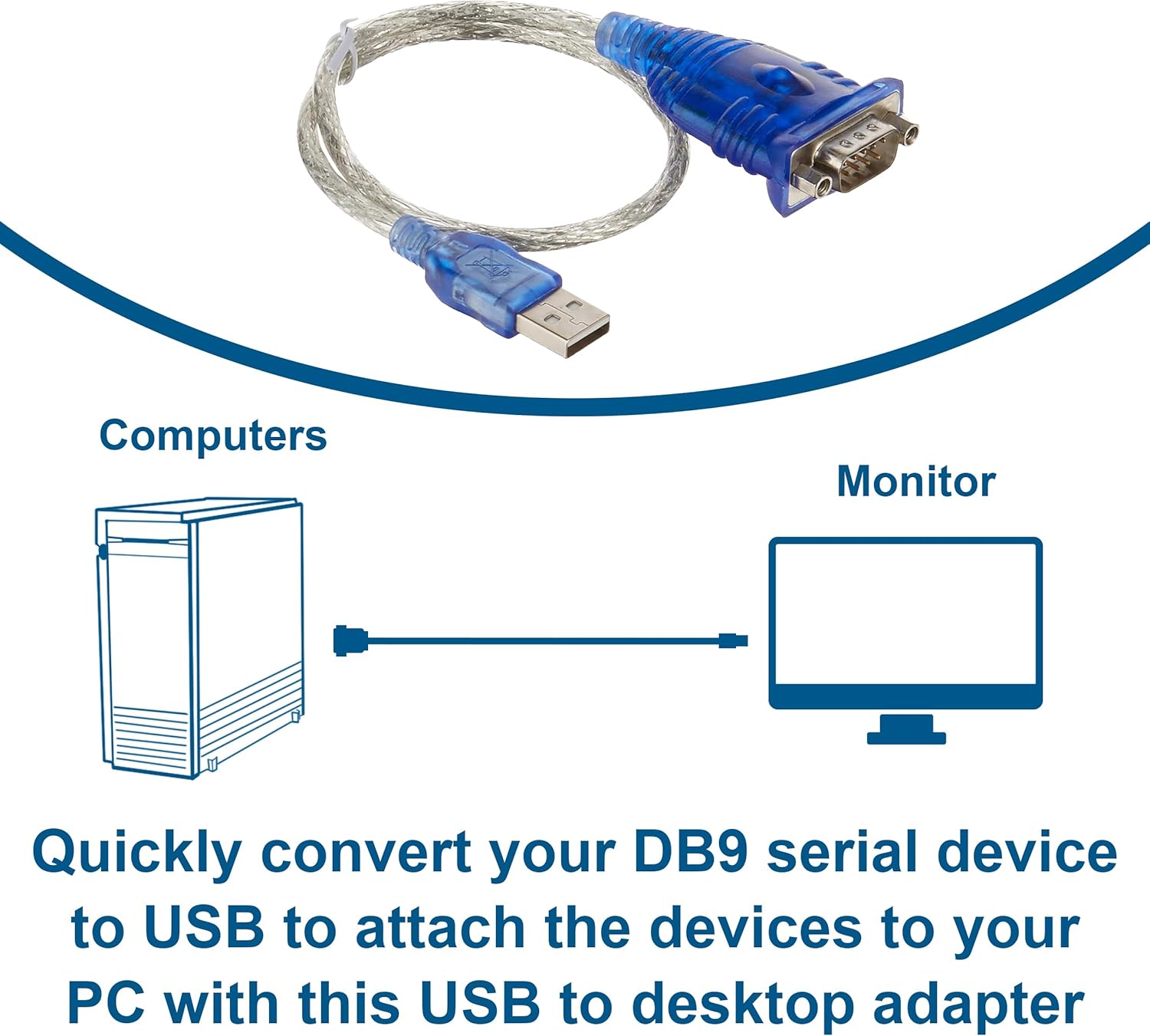 C2G USB Adapter Cable - USB to Serial & Ethernet Adapters