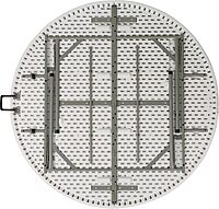 Flash Furniture Round Bi-Fold Plastic Banquet And Event Folding Table