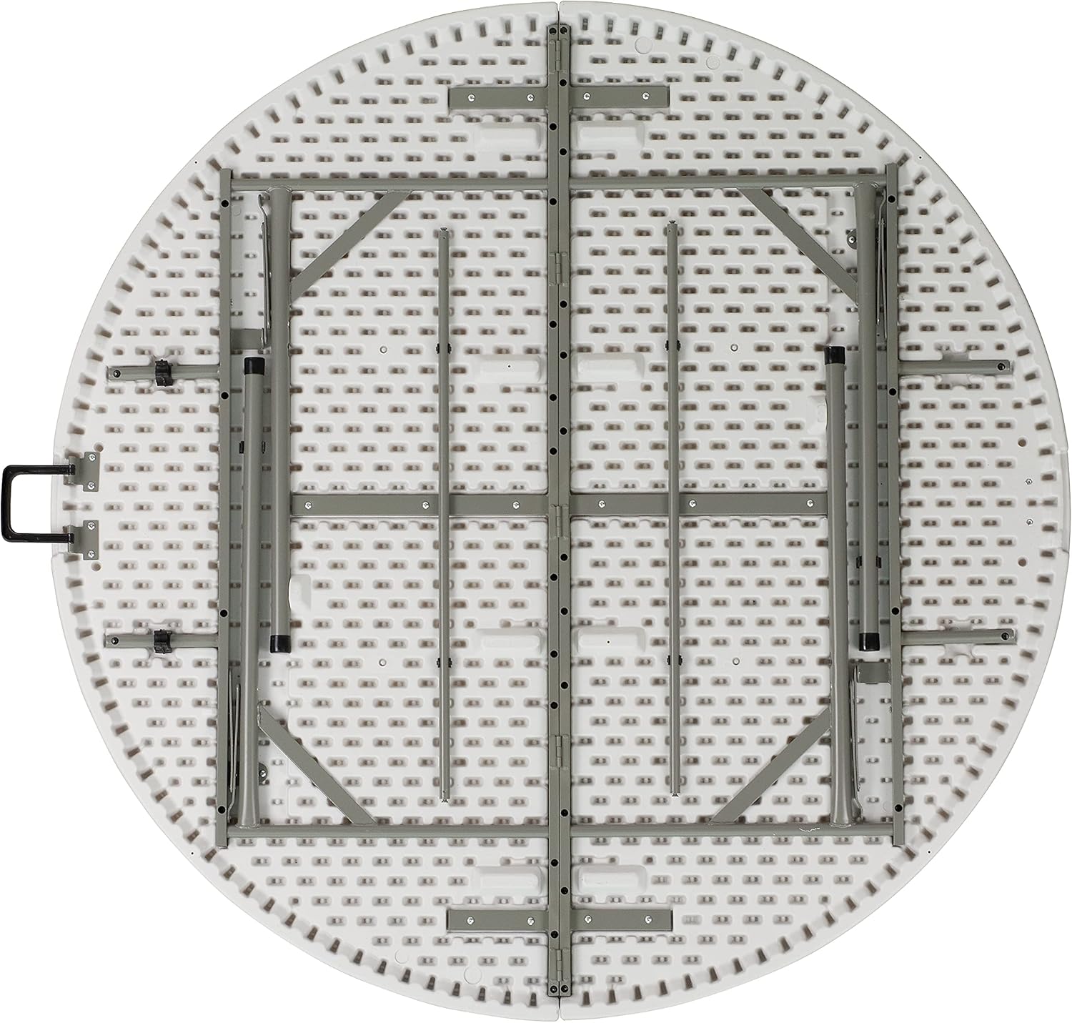 Flash Furniture Round Bi-Fold Plastic Banquet And Event Folding Table