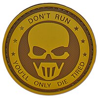 5ive Star Gear Don't Run - Ghost Morale Patch (6 Pack)